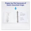 Avery Durable View Binder With Durahinge And Ezd Rings, 3 Rings, 1" Capacity, 11 X 8.5, White, (9301) (AVE09301)