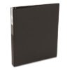 Avery Economy Non-View Binder With Round Rings, 3 Rings, 1" Capacity, 11 X 8.5, Black, (4301) (AVE04301)