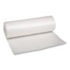 Boardwalk Recycled Low-Density Polyethylene Can Liners, 60 gal, 1.75 mil, 38" x 58", Clear, Perforated, 10 Bags/Roll, 10 Rolls/Carton (BWK538)