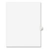 Avery Preprinted Legal Exhibit Side Tab Index Dividers, Avery Style, 26-Tab, P, 11 X 8.5, White, 25/pack, (1416) (AVE01416)