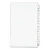 Avery Preprinted Legal Exhibit Side Tab Index Dividers, Avery Style, 25-Tab, 26 To 50, 14 X 8.5, White, 1 Set, (1431) (AVE01431)