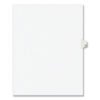 Avery Preprinted Legal Exhibit Side Tab Index Dividers, Avery Style, 10-Tab, 11, 11 X 8.5, White, 25/pack (AVE11921)