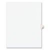 Avery Preprinted Legal Exhibit Side Tab Index Dividers, Avery Style, 10-Tab, 14, 11 X 8.5, White, 25/pack (AVE11924)