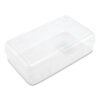 Advantus Clear Pencil Box, 8.5" x 5.25" x 2.5", Clear (AVT34104)