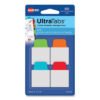 Avery Ultra Tabs Repositionable Tabs, Mini Tabs: 1" x 1.5", 1/5-Cut, Assorted Colors, 80/Pack (AVE74763)