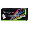 BIC Intensity Porous Point Pen, Stick, Fine 0.5 Mm, Black Ink, Black Barrel, Dozen (BICFPIN11BK)
