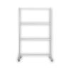 MasterVision Protector Series Mobile Glass Panel Divider, 49 X 22 X 81, Clear/aluminum (BVCDSP273046)