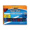 BIC Wite-Out EZ Correct Correction Tape Value Pack, Non-Refillable, Randomly Assorted Applicator Colors, 0.17" x 472", 18/Pack (BICWOTAP18)