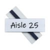 C-Line Clear Magnetic Label Holders, Side Load, 6 x 2, 10/Pack (CLI87820)