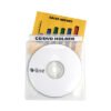 C-Line Deluxe Individual CD/DVD Holders, 2 Disc Capacity, Clear/White, 50/Box (CLI61988)
