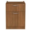 Alera Valencia Series Hanging Pedestal File, Left/Right, 2-Drawer: Box/File, Legal/Letter, Modern Walnut,15.63 x 20.5 x 19.25 (ALEVA552222WA)