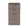 Alera Valencia Series Full Pedestal File, Left/Right, 3-Drawers: Box/Box/File, Legal/Letter, Gray, 15.63" x 20.5" x 28.5" (ALEVA532822GY)