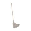 Boardwalk Handle/Deck Mops, #24 White Cotton Head, 54" Natural Wood Handle, 6/Pack (BWK124C)