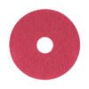 Boardwalk Buffing Floor Pads, 13" Diameter, Red, 5/carton (BWK4013RED)