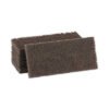 Boardwalk Heavy-Duty Scouring Pad, 4.63 x 10, Brown, 20/Carton (BWK403)
