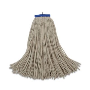 Boardwalk Cut-End Lie-Flat Wet Mop Head, Cotton, 24oz, White, 12/carton (BWK724CCT)