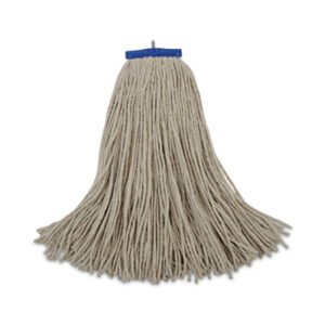 Boardwalk Cut-End Lie-Flat Wet Mop Head, Cotton, 24oz, White (BWK724CEA)