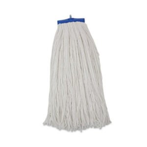 Boardwalk Cut-End Lie-Flat Wet Mop Head, Rayon, 24oz, White (BWK724REA)