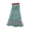 Boardwalk Echomop With Looped-End Wet Head, Synthetic/cotton, Large, Blue (BWK1400LEA)