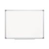 MasterVision Earth Gold Ultra Magnetic Dry Erase Boards, 36" x 48", White Surface, Satin Aluminum Frame (BVCMA0507790)