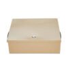 CONTROLTEK Jumbo Locking Cash Box, 1 Compartment, 14.38 x 11 x 4.13, Sand (CNK500134)