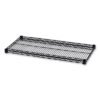 Alera Industrial Wire Shelving Extra Wire Shelves, 36w X 18d, Black, 2 Shelves/carton (ALESW583618BL)