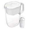 Brita Tahoe Water Pitcher with Standard Filter, 10 Cup, Clear, 2/Carton (CLO50684CT)