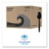 Boardwalk Heavyweight Wrapped Polypropylene Cutlery, Spoon, Plastic, Black, 1,000/Carton (BWKTSHWPPBIW)