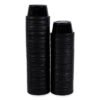 Boardwalk Souffle/Portion Cups, 2 oz, Plastic, Black, 125/Sleeve, 20 Sleeves/Carton (BWKPRTN2BL)