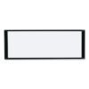 MasterVision Cubicle Workstation Dry Erase Board, 36" x 18", White Surface, Black Aluminum Frame (BVCMA10007705)