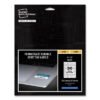 Avery Permatrack Durable White Asset Tag Labels, Laser Printers, 0.75 X 2, White, 30/sheet, 8 Sheets/pack (AVE61526)