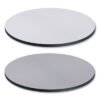 Alera Reversible Laminate Table Top, Round, 35.5" Diameter, White/Gray (ALETTRD36WG)
