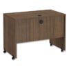 Alera Valencia Series Mobile Workstation Desk, 41.38" X 23.63" X 30", Modern Walnut (ALEVA204224WA)