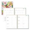 Blue Sky Day Designer Secret Garden Mint Frosted Weekly/Monthly Planner, Floral Artwork, 11 x 8.5, 12-Month (Jan to Dec): 2025 (BLS140101)