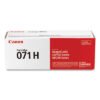 Canon 5646C001 (071 H) High-Yield Toner, 5,500 Page-Yield, Black (CNM5646C001)