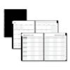 Blue Sky Teacher's Solid Black Weekly/Monthly Lesson Planner, 2024 to 2025, Nine Classes, Black Cover, (144) 11 x 8.5 Pages (BLS134433)
