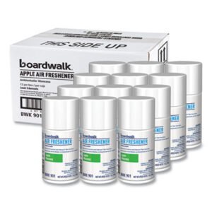 Boardwalk Metered Air Freshener Refill, Apple Harvest Scent, 7 oz Aerosol Spray, 12/Carton (BWK901)
