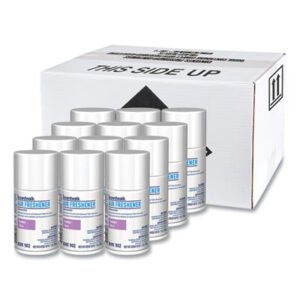 Boardwalk Metered Air Freshener Refill, Powder Mist Scent, 7 oz Aerosol Spray, 12/Carton (BWK902)