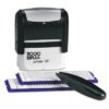 COSCO 2000PLUS Create-A-Stamp One-Color Address Kit, Custom Message, Black (COS030600)