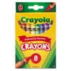 Crayola Classic Color Crayons, Peggable Retail Pack, Peggable Retail Pack, 8 Colors/pack (CYO523008)