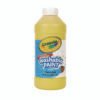Crayola Washable Paint, Yellow, 16 Oz Bottle (CYO542016034)