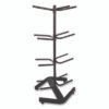 Champion Sports U-Ring Double Medicine Ball Tree, 28" x 28" x 60", Black (CSIDTM1)