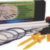 Champion Sports Deluxe Badminton Set, 20 ft Net with 4 Rackets, 2 Shuttlecocks (CSIDBSET)