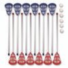 Champion Sports Soft Lacrosse Set, 6 Balls/12 Sticks (CSILAXSR)