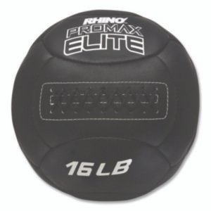 Champion Sports Rhino Promax Elite Medicine Ball, 16 lb, Black (CSIPRX16)
