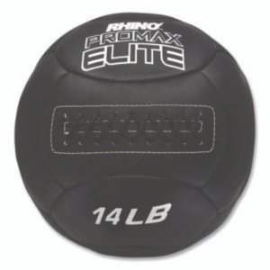 Champion Sports Rhino Promax Elite Medicine Ball, 14 lb, Black (CSIPRX14)