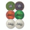 Champion Sports Rhino Skin Variety Dodgeball Set, 6.3" Diameter, Luminous/Spider/ThermoGrip, 6/Set (CSIRXVARIETYSET)
