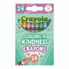 Crayola Colors of Kindness Crayons, Assorted, 24/Pack (CYO520130)