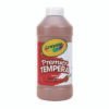 Crayola Premier Tempera Paint, Brown, 16 Oz Bottle (CYO541216007)