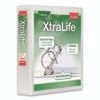 Cardinal XtraLife ClearVue Non-Stick Slant-D Ring Binder, 3 Rings, 2" Capacity, 11 x 8.5, White (CRD26320)